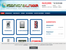Tablet Screenshot of kodinkonehuoltoturku.fi